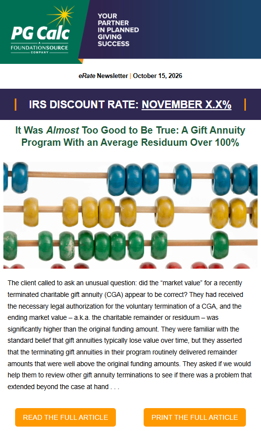 PG Calc eRate newsletter Nov2026