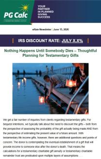 PG Calc July 2026 eRate newsletter